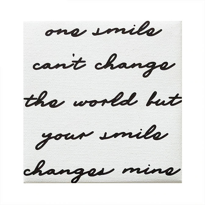 Canvas Magnet One Smile