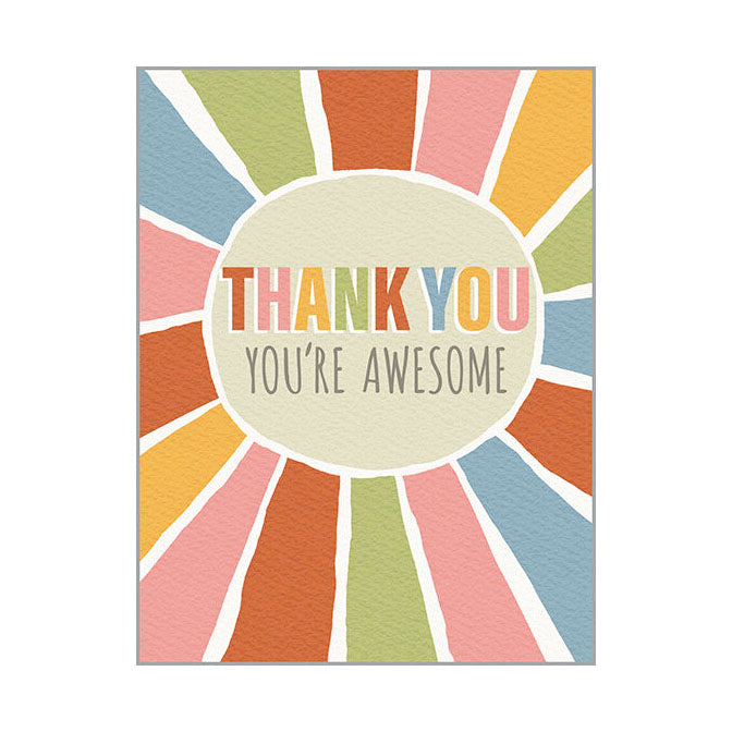 Thank You, You're Awesome Note Card Set