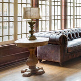 Round Pedestal Side Table