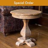 Round Pedestal Side Table
