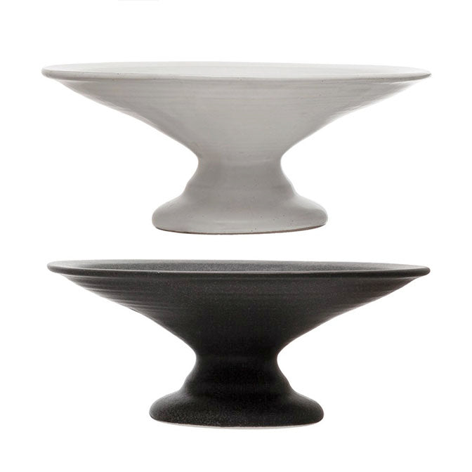 8" Stoneware Cake Pedestals