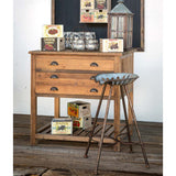 Old Pine Kitchen Island Cabinet