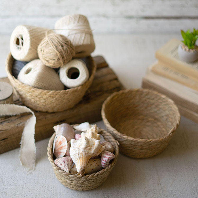 Round Seagrass Baskets