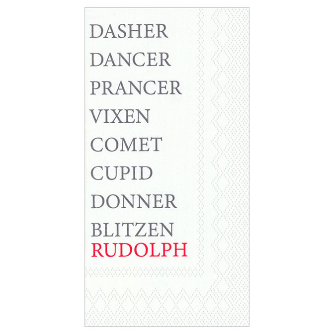 Reindeer Guest Towel