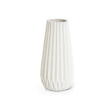 White Porcelain Accordion Vases