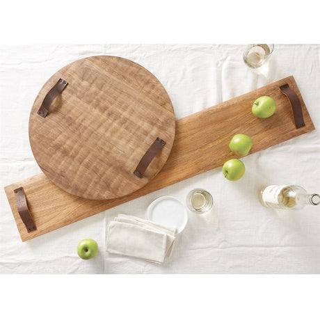 Round Oversized Wood Cutting Board