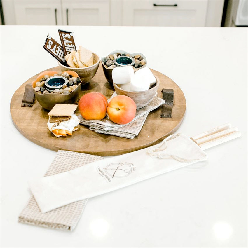 Round Oversized Wood Cutting Board