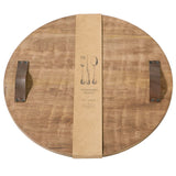 Round Oversized Wood Cutting Board