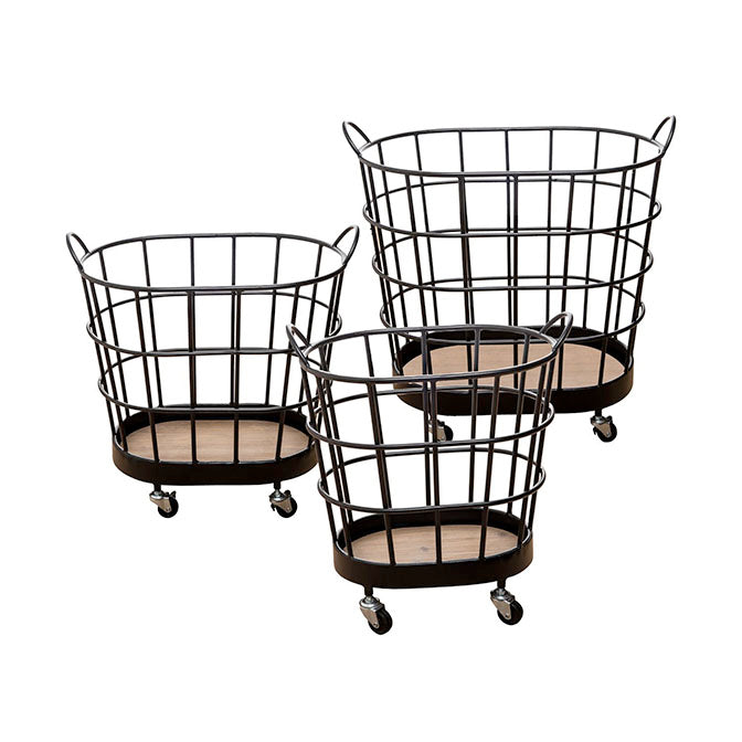 Rolling Wire Baskets