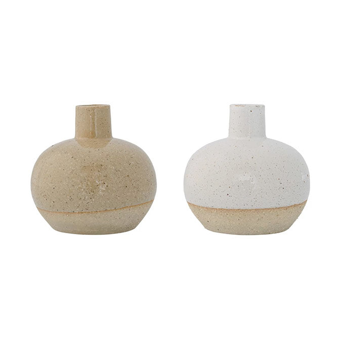 Round Stoneware Vase