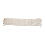 Table Runner with Pom Poms and Tassels
