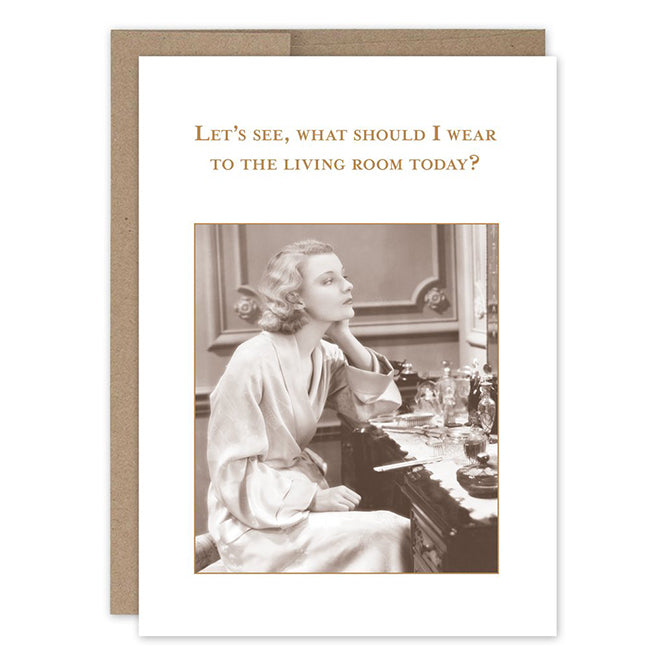 Living Room Birthday Card