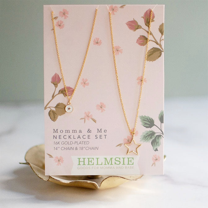 Mama & Me Star Necklace Set