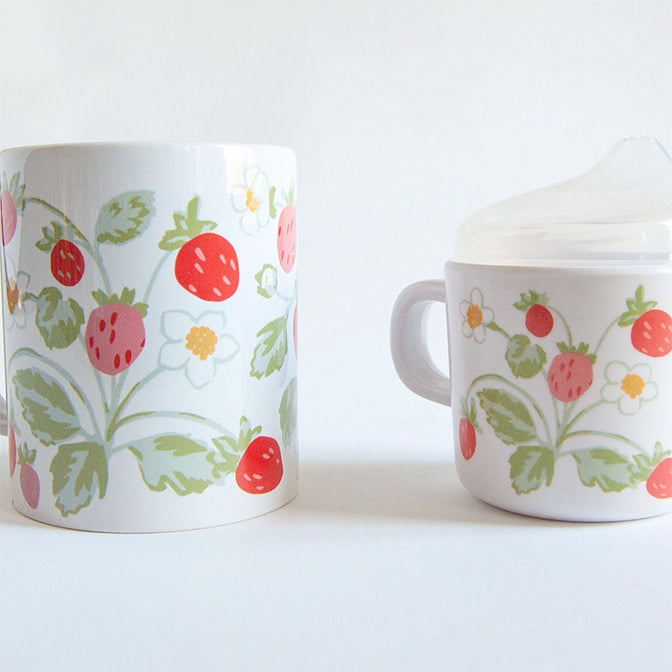 Strawberry Momma and Me Cup Set