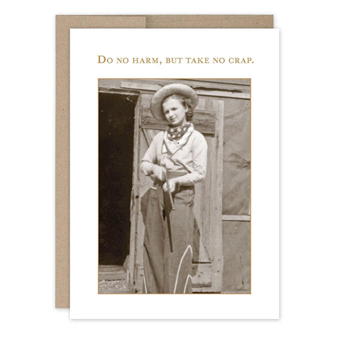 Take No Crap Birthday Card