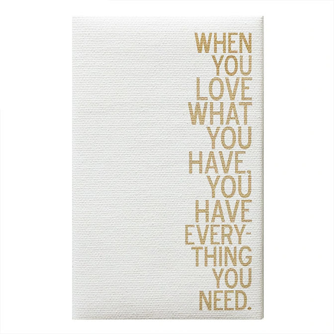Canvas Magnet When You Love