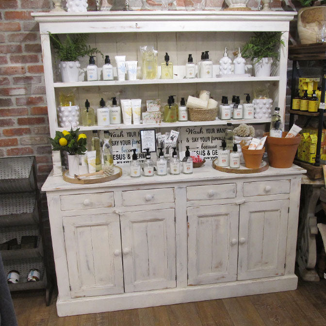 White Painted Hutch