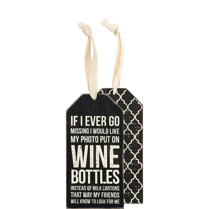 Wine Bottle Tag