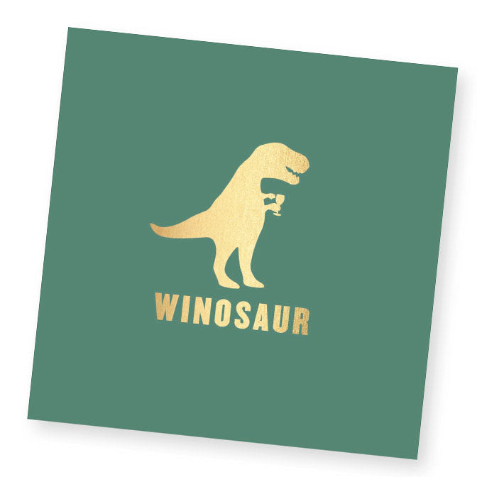 Winosaur Cocktail Napkin