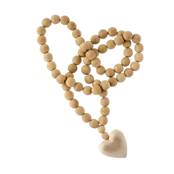 Wooden Heart Prayer Beads