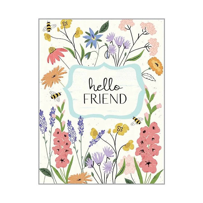 Wildflower Garden Friendship Card