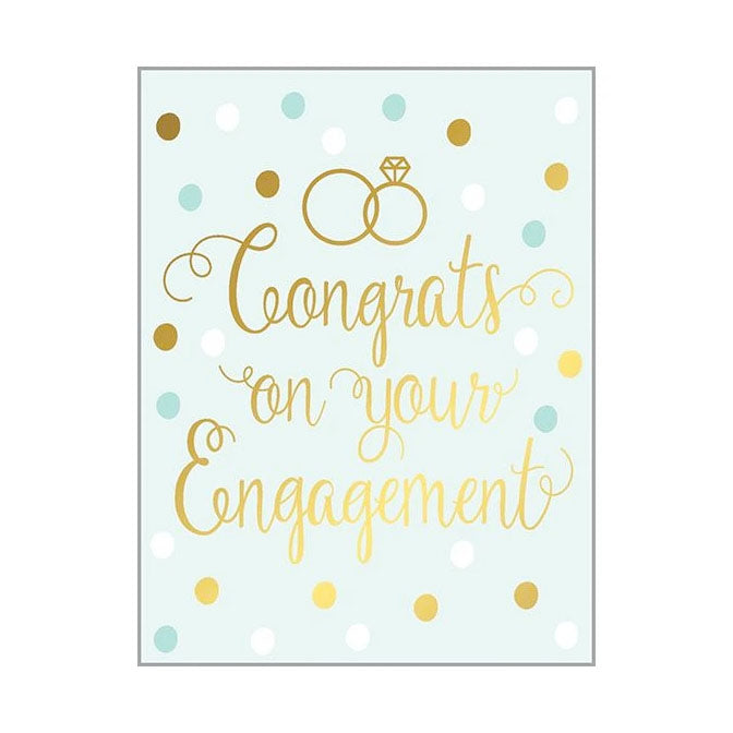 Wedding Engagement Congrats Card