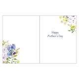 To A Wonderful Mom Purple Bouquet Card
