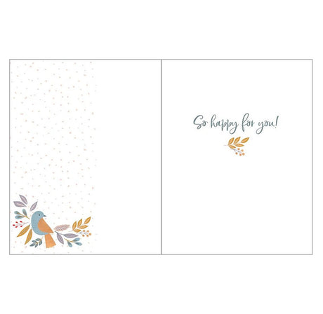 Wedding Cake and Birds Card