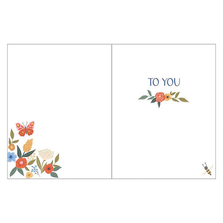 Happy Birthday, Bloom Wings Card