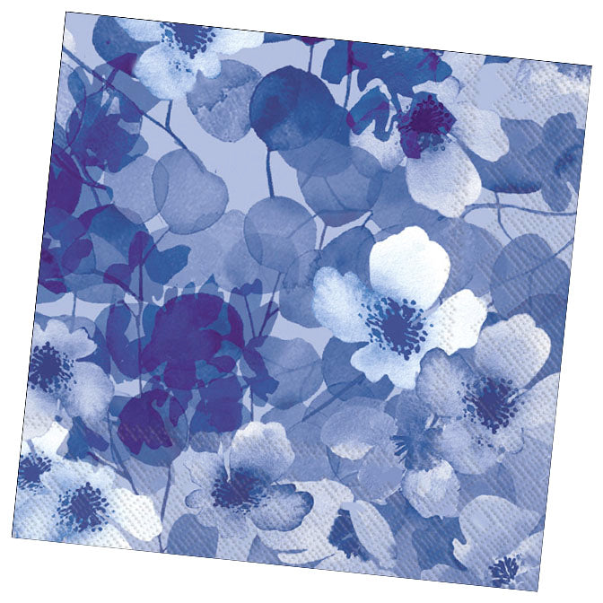 Bluna Blue Cocktail Napkin