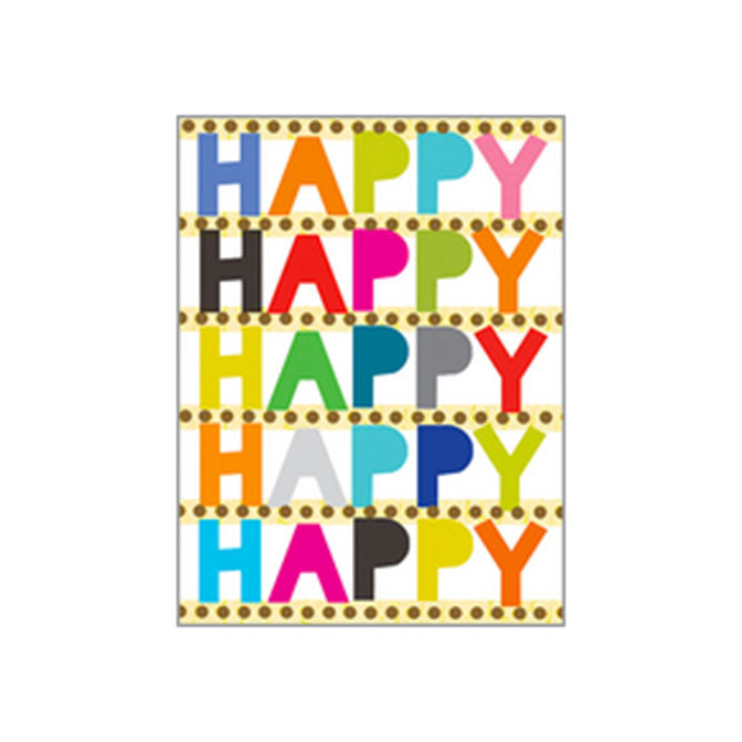 Happy Happy Birthday Card