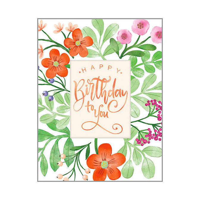 Birthday Blossoms Birthday Card