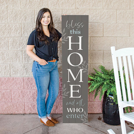 Bless This Home And All Who Enter Porch Boards