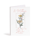 A Mother's Love Keepsake Card
