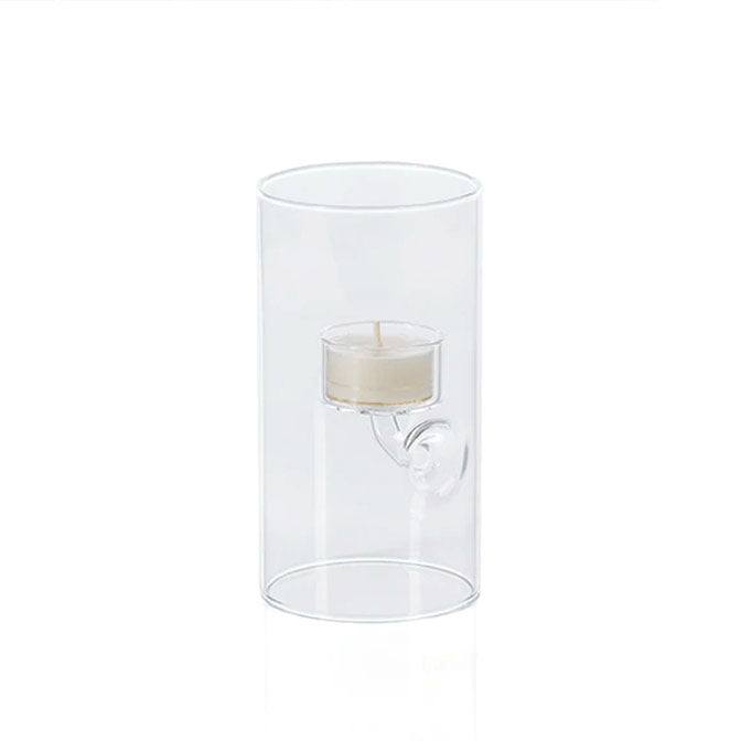 Glass Single Tealight Holder/Hurricane Tall