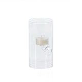 Glass Single Tealight Holder/Hurricane Tall