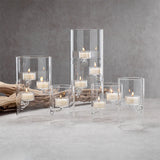 Glass Single Tealight Holder/Hurricane Tall