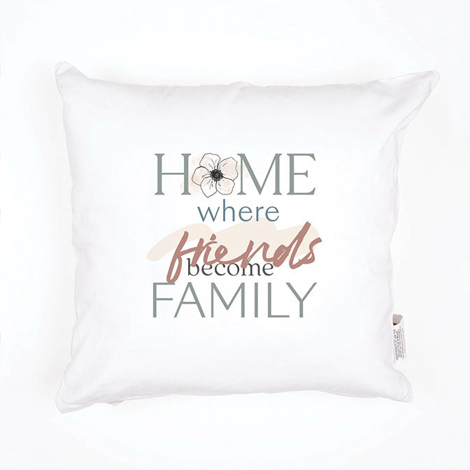 Home Where Friends Pillow