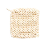 Black and Yellow Square Cotton Crocheted Pot Holder