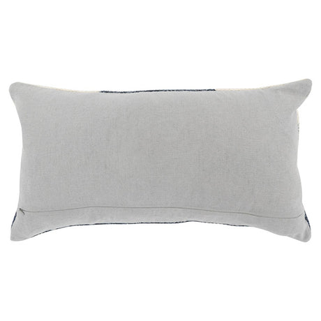 Kass Night Blue/Gray Lumbar Pillow