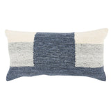 Kass Night Blue/Gray Lumbar Pillow