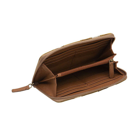Brown Bloom Wallet