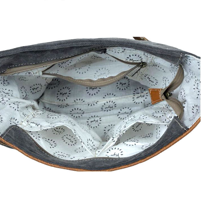 Speechless Canvas & Hairon Bag