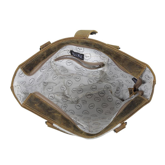 Sand Dunes Leather and Hairon Bag