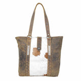 Sand Dunes Leather and Hairon Bag