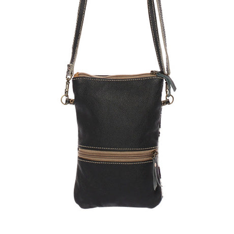 Smoot Black & White Cross Body Bag