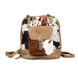 Leathered Front Pocket Backpack