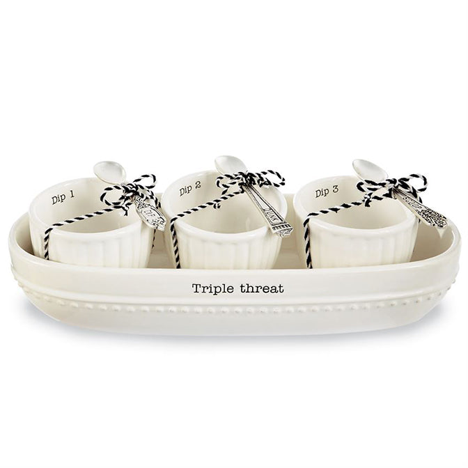 Triple Threat Circa Cracker Bowl Set