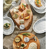 Brass & Metal Cheese Marker Set