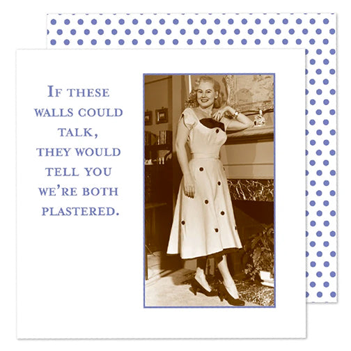 If Walls Could Talk...Cocktail Napkin